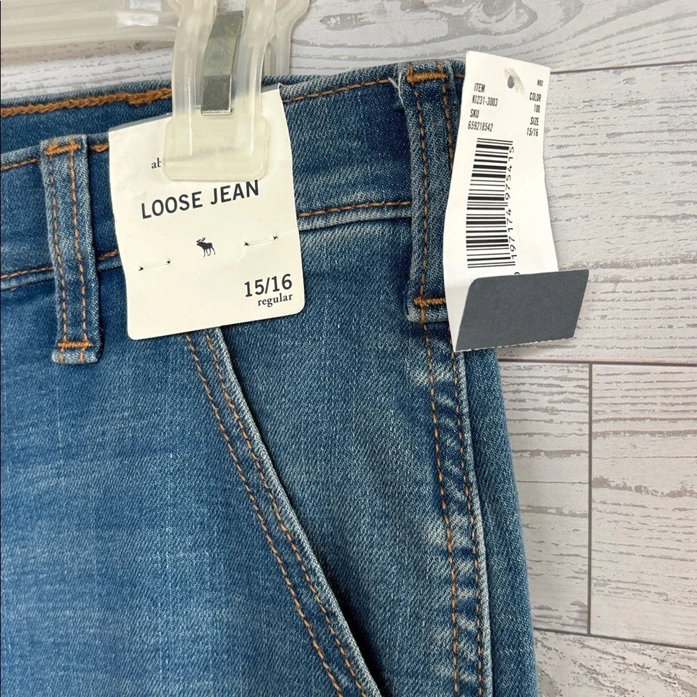 Abercrombie Kids Boys‎ Loose Jean Carpenter Style Size 15/16 NWT